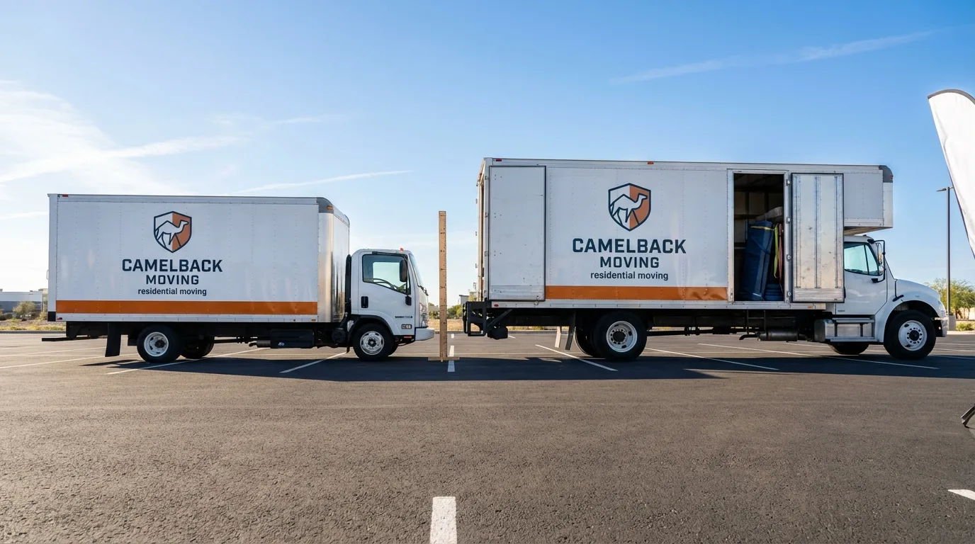 Moving truck size capacity guide in Waukon